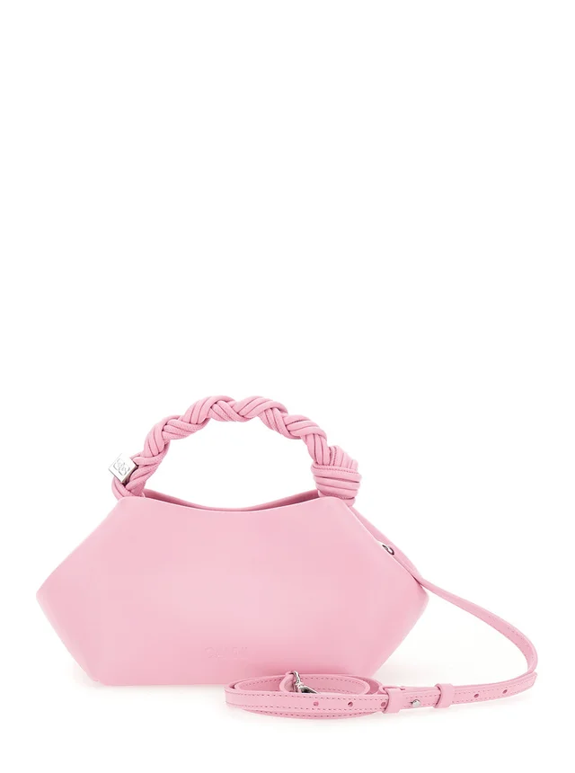 GANNI Bou Small Butter Shoulder Bag — Pink Leather in Pink Leather from HEWI, photo 2 of 2