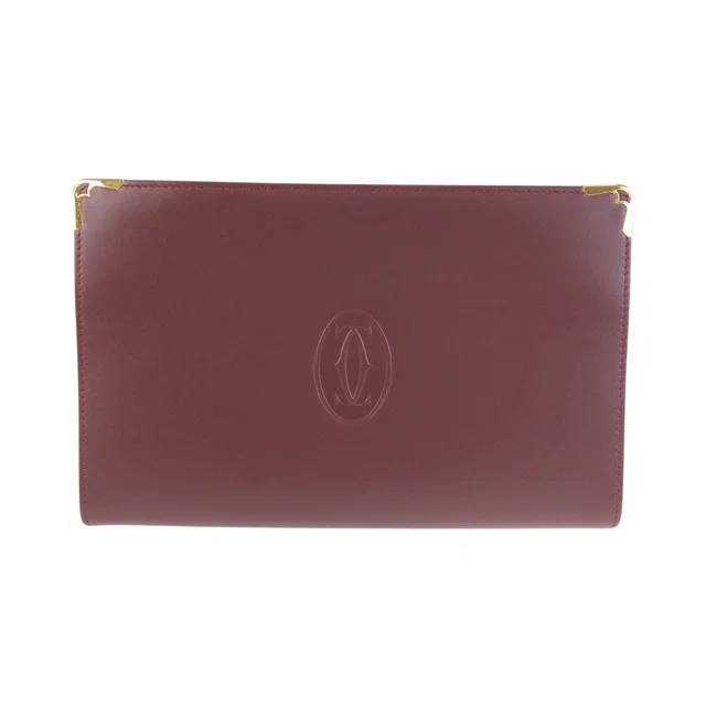 Cartier Must Line Leather Clutch Bag in Leather from LuxUness