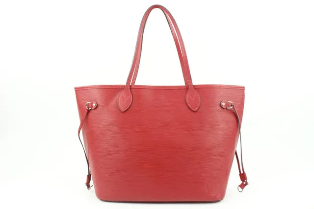 Louis Vuitton Red Epi Leather Neverfull MM Tote Bag in Red Leather from Bagriculture