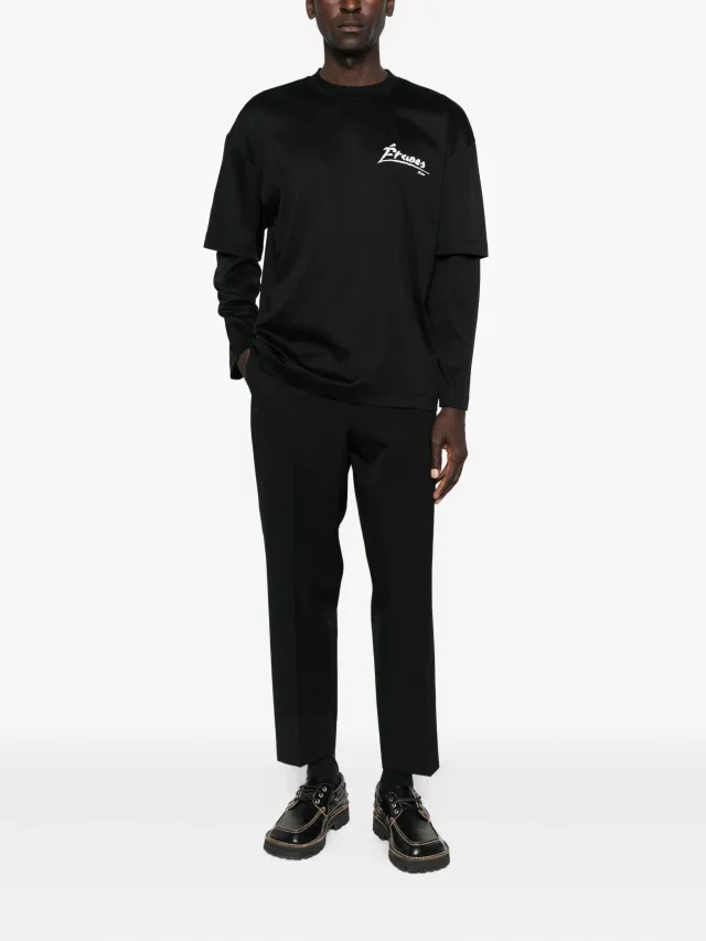 Études Studio double-sleeves cotton T-shirt, photo 2 of 2 from FARFETCH