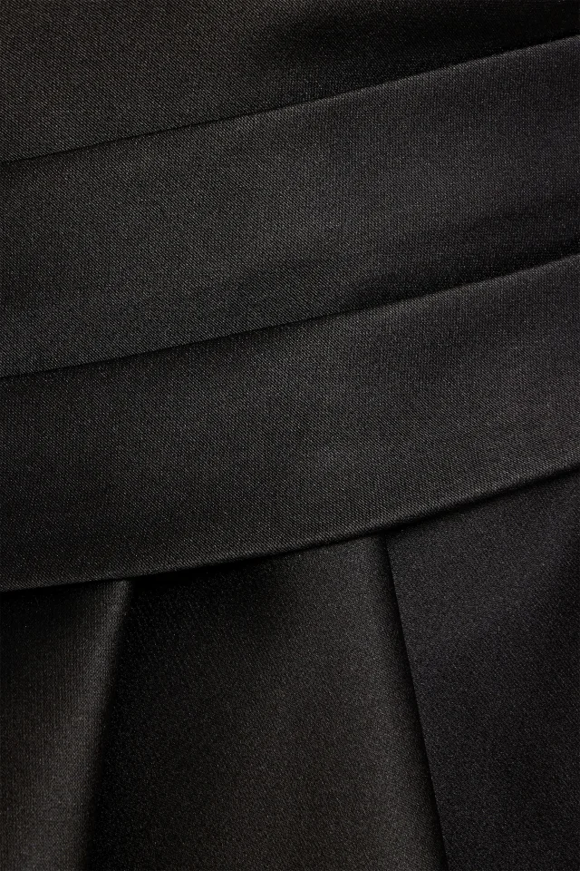 Retrofête Annette Strapless Satin-Twill and Crepe Mini Dress, photo 4 of 4 from THE OUTNET