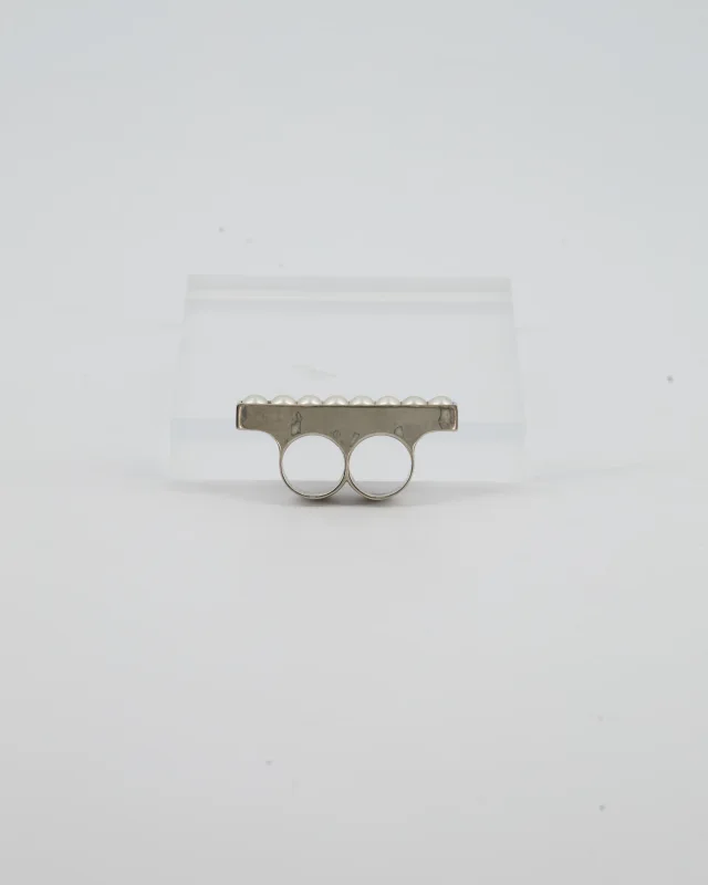 Chanel Double Pearl Ring from Sellier, photo 5 of 6