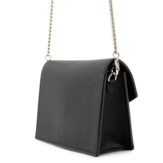 Louis Vuitton Pochette My Lockme NoirM69183 Grained Calf Leather Size Mini in Calfskin from GALLERY RARE, photo 4 of 15