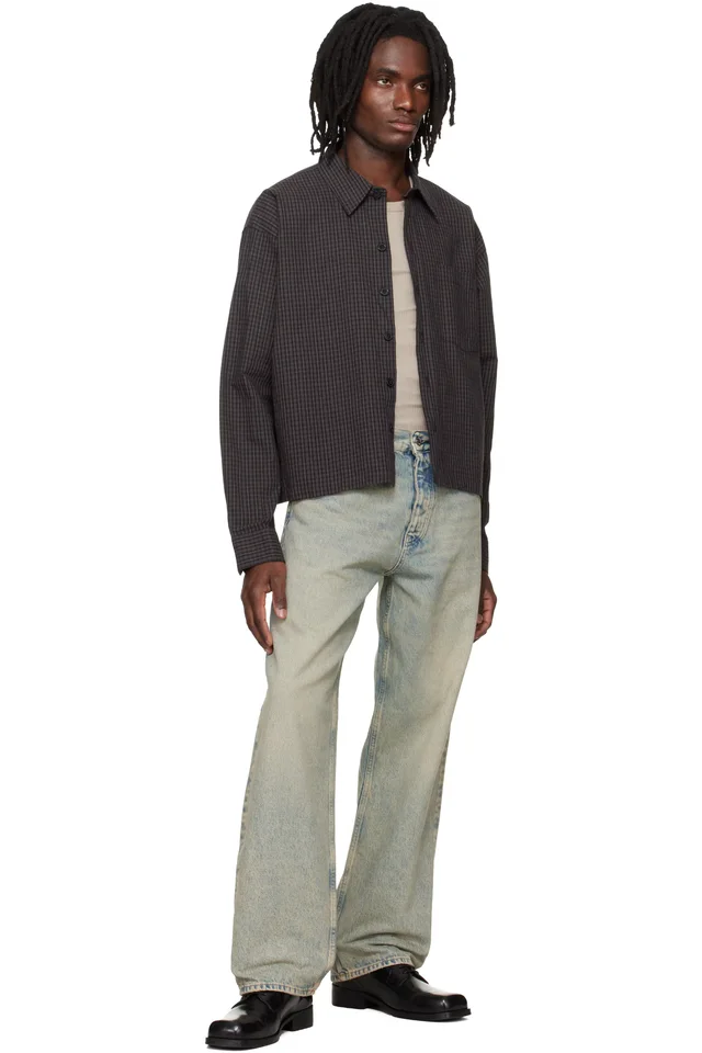 Sunflower Blue Loose Jeans, photo 4 of 4 from SSENSE