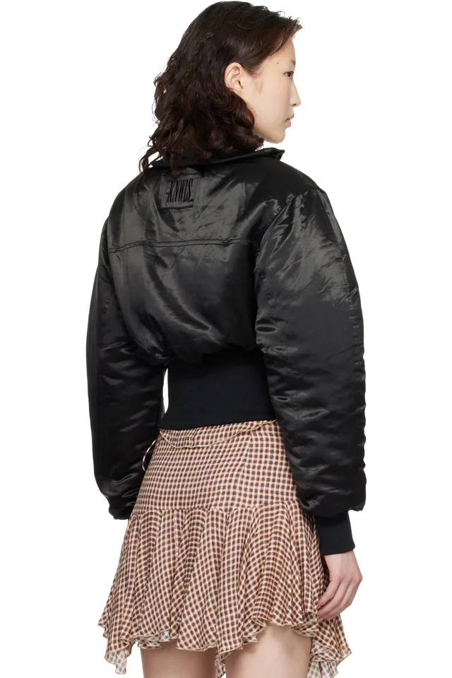 KNWLS Black M-Claw Bomber Jacket, photo 3 of 4 from SSENSE