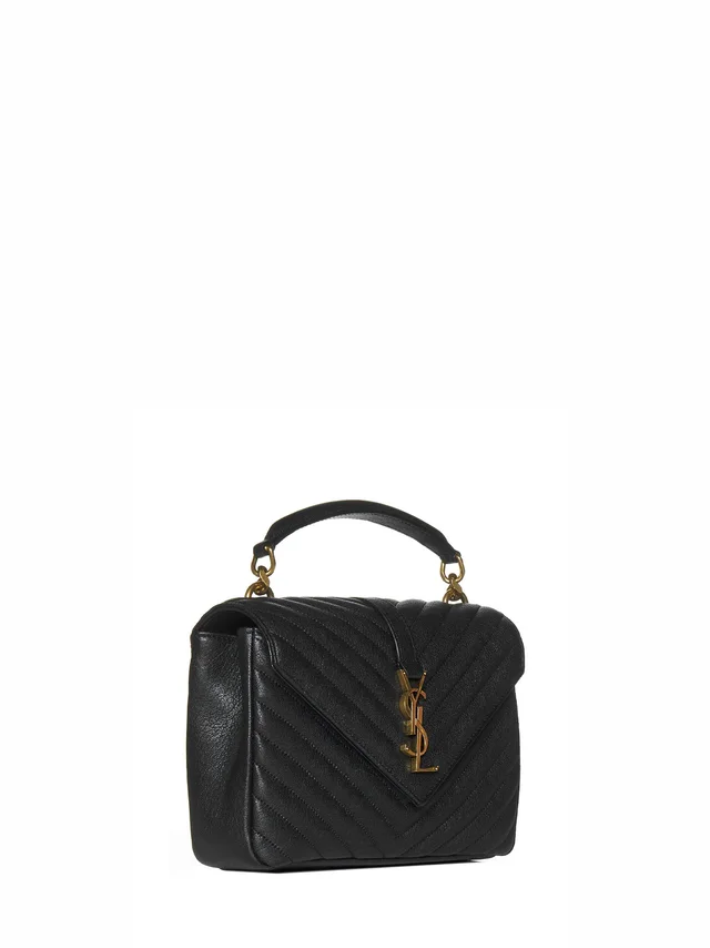 Saint Laurent Shoulder Bag — Black in Black Lambskin from HEWI, photo 2 of 2