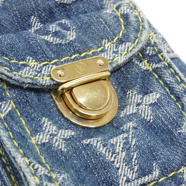 Louis Vuitton Monogram Denim Backpack in Blue Denim from LuxUness, photo 5 of 9