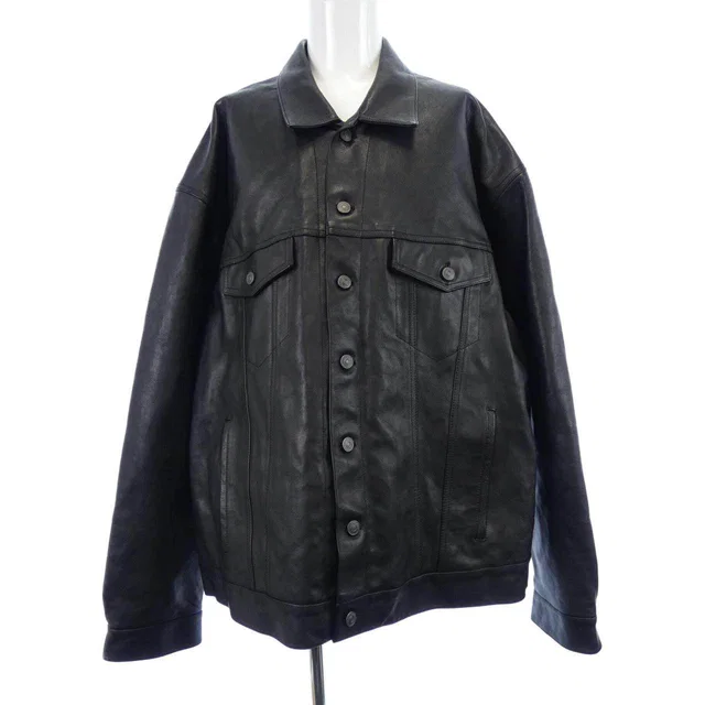Balenciaga Calfskin Leather Jacket in Calfskin from LuxUness