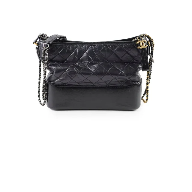 Chanel Gabriel Medium Calfskin Black in Black Calfskin from The Purse Affair
