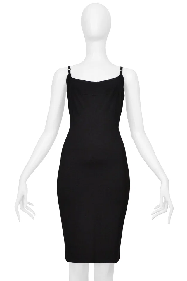 Dolce & Gabbana Black Dress With Cutout Back in Black from Resurrection Vintage