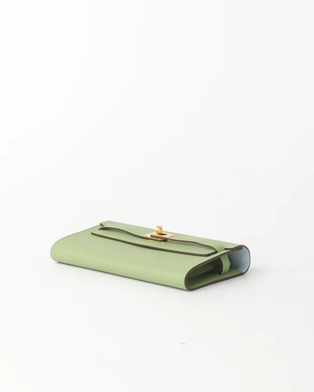 Hermès Epsom Kelly Classique To Go Wallet in Epsom leather from A Retro Tale, photo 6 of 9