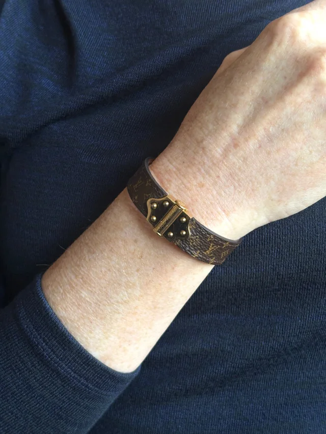 Woodlands Louis Vuitton Spirit Nano Monogram Bracelet (Pre-Owned) from Garmentory