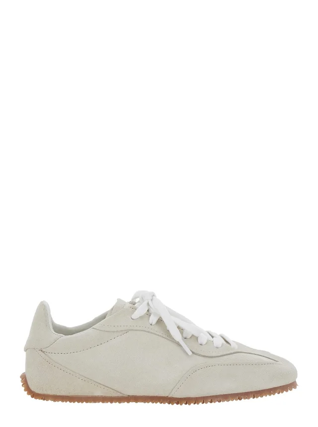 Axel arigato 'Daze Runner' Beige Sneaker with Logo on the Tongue and Grooved Sole in Suede Woman in Beige 100% Suede, photo 2 of 8 from Gaudenzi Boutique