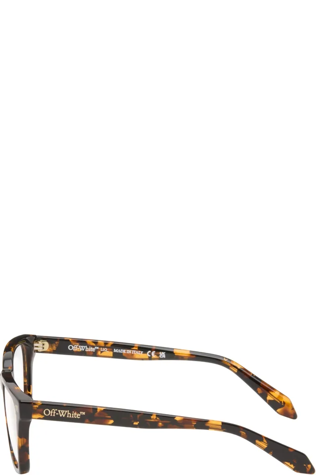 Off-White Brown Style 8I Glasses, photo 3 of 4 from SSENSE