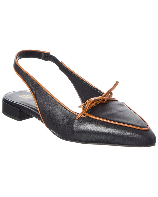 M by Bruno Magli Marta Leather Slingback Loafer, image 1 of 1 from Gilt
