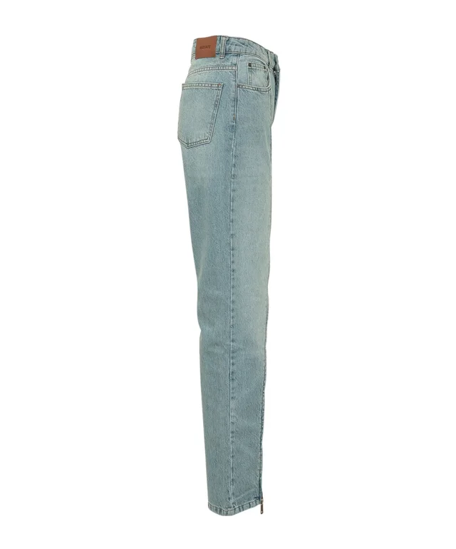 ROTATE straight denim zip jeans light blue, photo 2 of 7 from SENSER