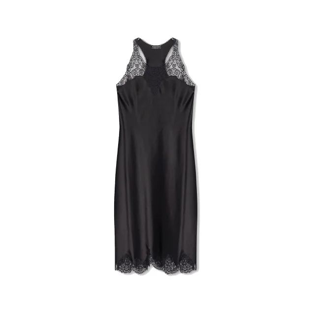 Balenciaga Satin Strappy Midi Dress, photo 2 of 5 from Balardi