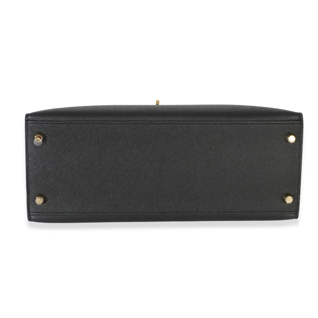 Hermès Epsom Sellier Kelly 28 GHW in Black Epsom leather from myGemma, photo 5 of 13