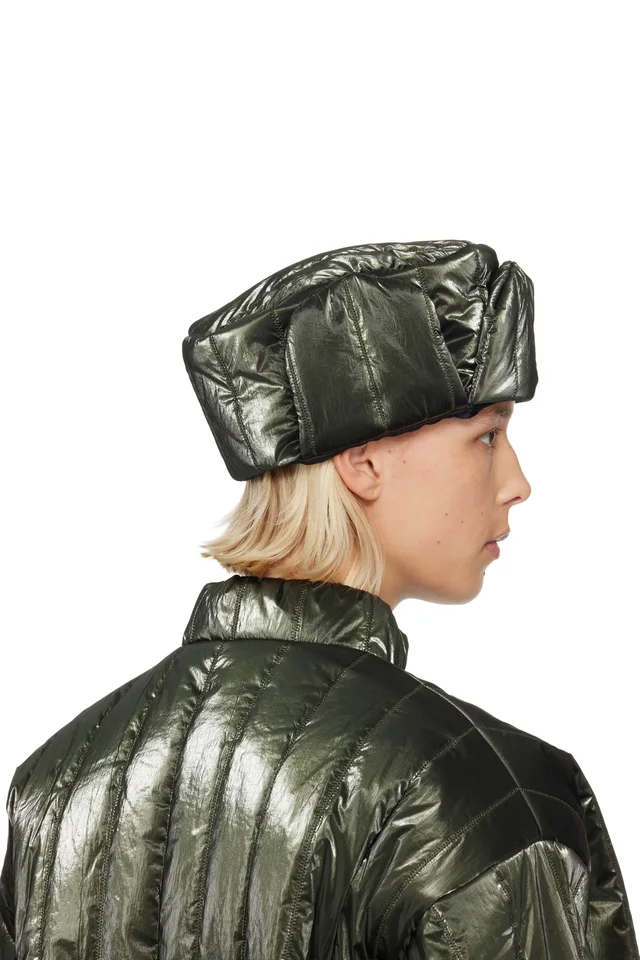 Nicklas Skovgaard SSENSE Exclusive Green Jody Cap, photo 3 of 4 from SSENSE