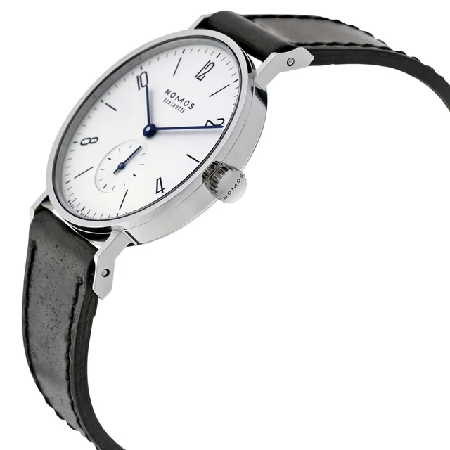 Nomos Tangente Galvanized White Dial Leather Unisex Watch 139, photo 2 of 3 from Jomashop