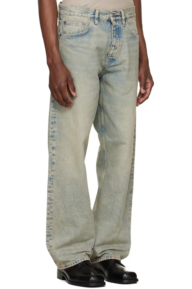 Sunflower Blue Loose Jeans, photo 2 of 4 from SSENSE