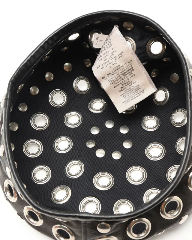 Gucci Embellished Beret, Size L in Leather from A Retro Tale, photo 6 of 6