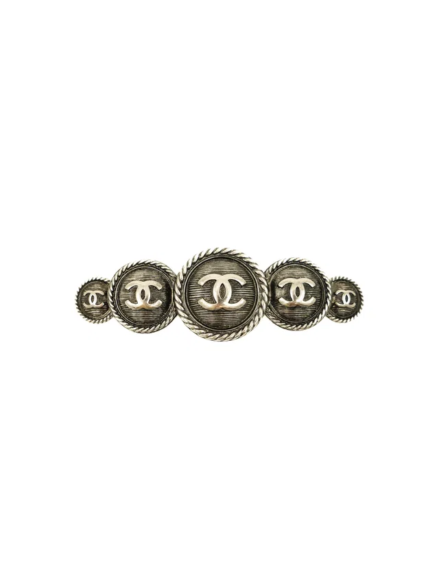 Chanel Logo Barrette from Arcade Vintage