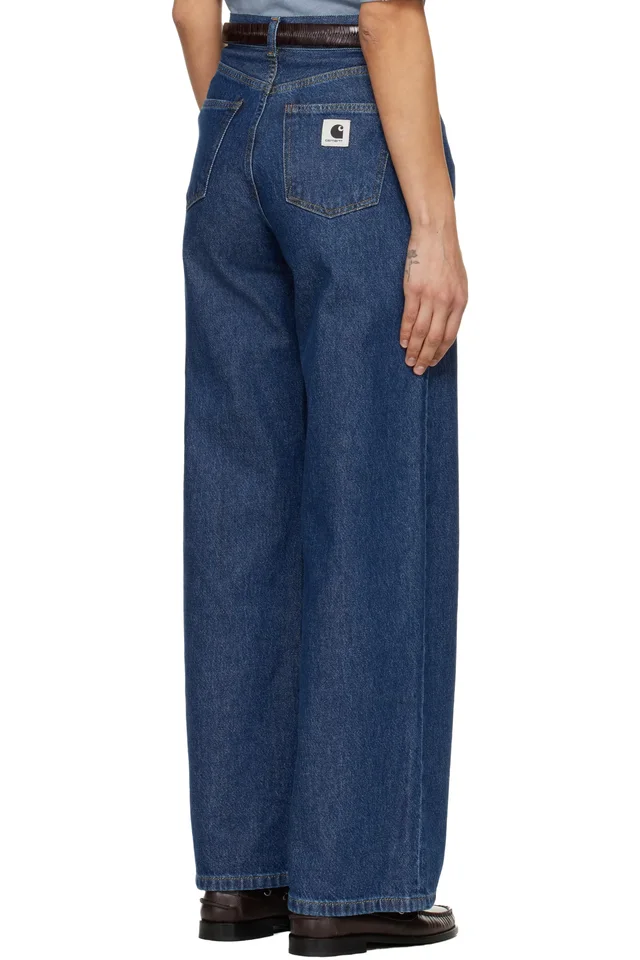 Carhartt Work In Progress Navy Jane Jeans, photo 3 of 5 from SSENSE