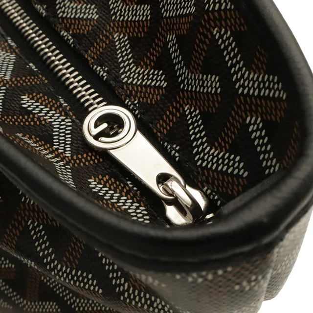 Goyard Atlua Mm Tote Bag Shoulder Coated Canvas Leather White in black Coated canvas from Poshmark, photo 5 of 6