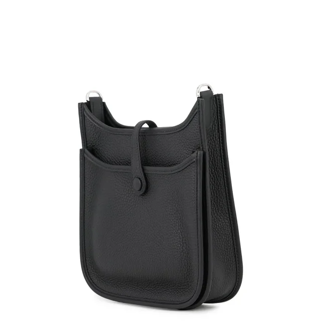 Hermès Evelyne3 Black Taurillon Clemence Size 23 in Black Clemence leather from GALLERY RARE, photo 2 of 3