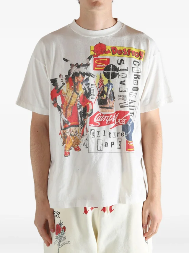 SAINT MXXXXXX graphic-print T-shirt, photo 2 of 2 from FARFETCH