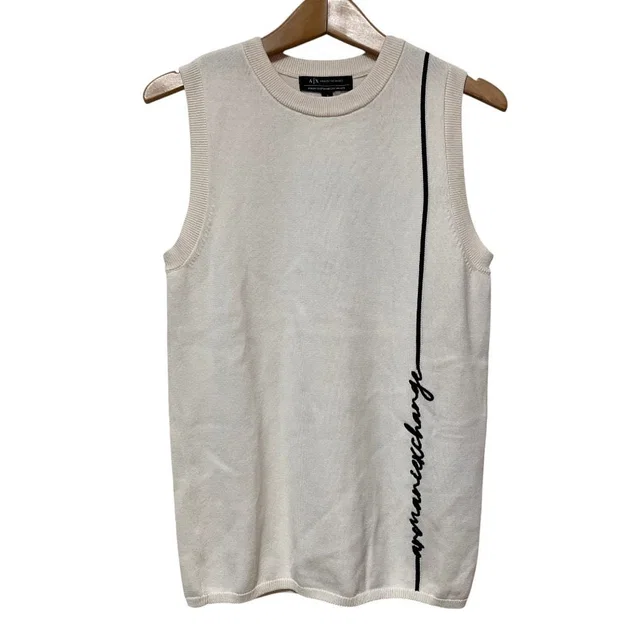 Giorgio Armani Exchange Knit Sleeveless Top from LuxUness