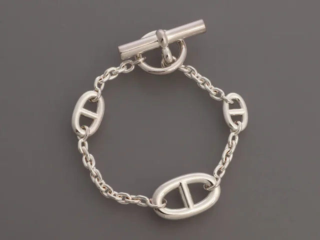 Hermès Sterling Silver Farandole Bracelet in Silver from Ann's Fabulous Finds, photo 1 of 1