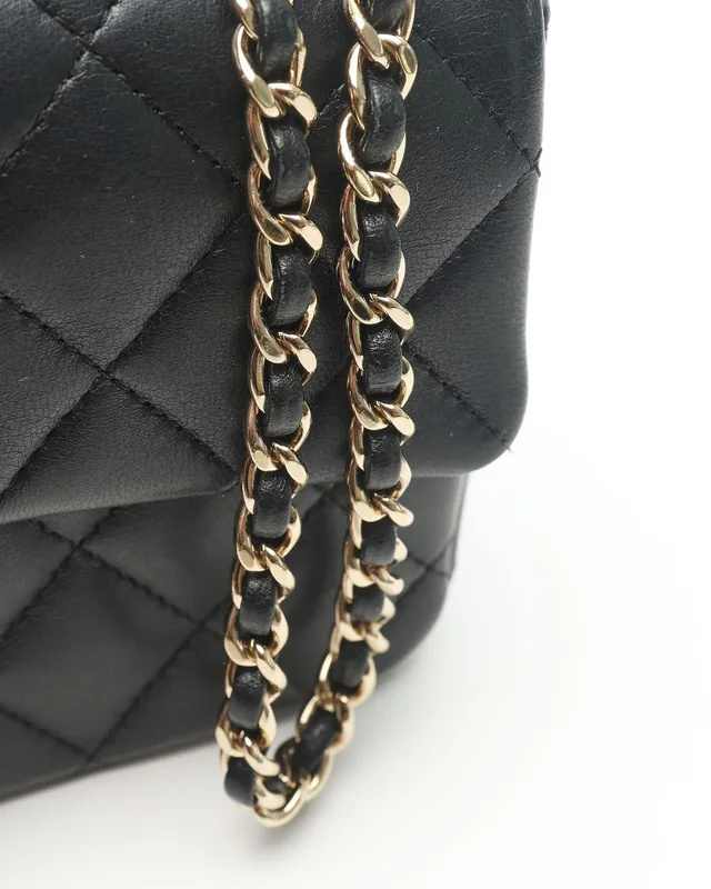 Chanel Classic Mini Top Handle Bag in Leather from A Retro Tale, photo 8 of 15