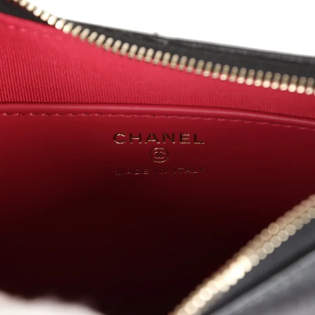 Chanel 19 Hobo Chain Bag Black Calfskin Mixed Metal Hardware in Black Calfskin from Madison Avenue Couture, photo 10 of 10