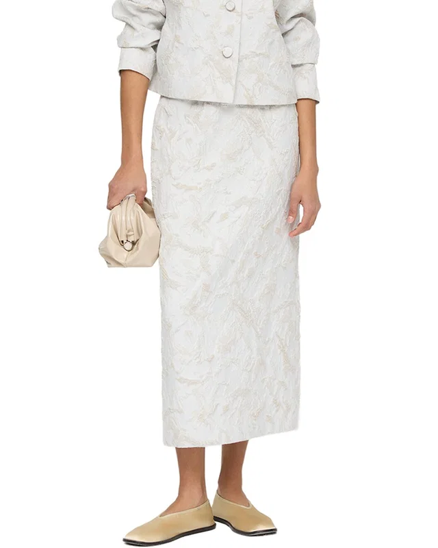 Lafayette 148 New York Straight Midi Skirt, image 1 of 1 from Rue La La