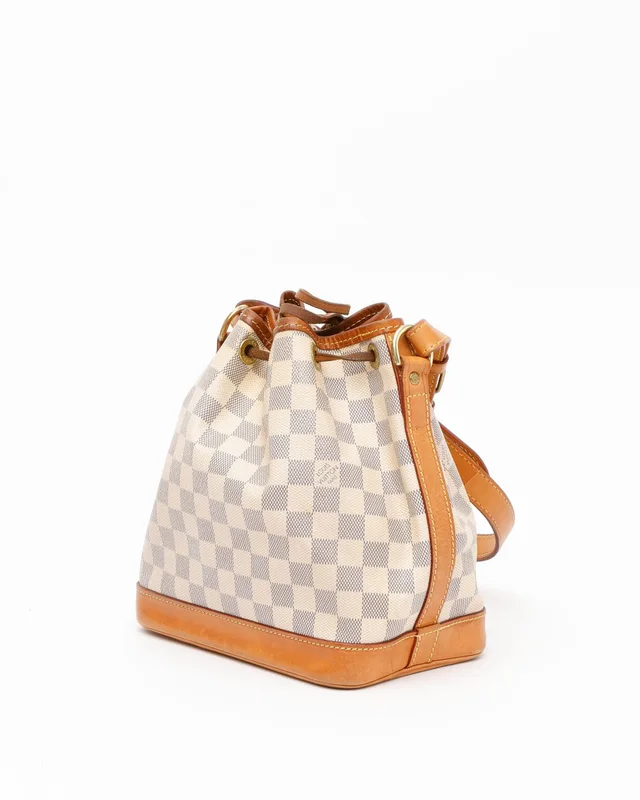 Louis Vuitton Damier Azur Noé BB Bag in Canvas from A Retro Tale, photo 3 of 10