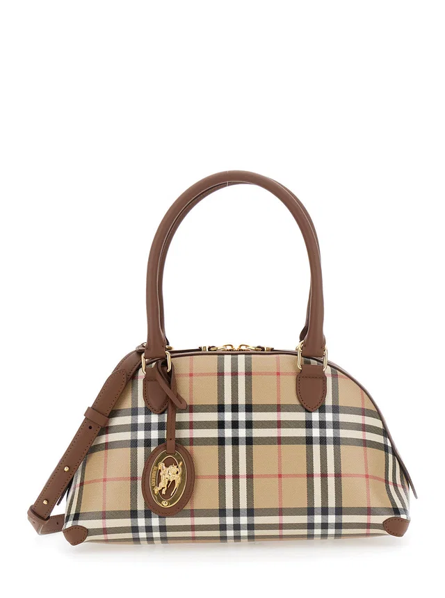 Burberry Primrose Shoulder Bag — Beige Cotton in Beige Canvas from HEWI