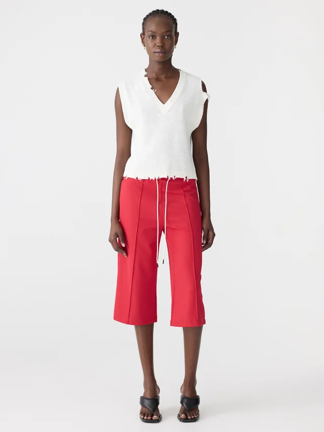 Bassike Cotton Linen Distressed Vest from bassike, photo 1 of 1