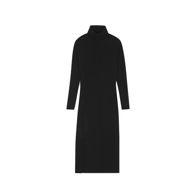 Saint Laurent Black Cashmere Casual Dress in Black Cashmere from HEWI