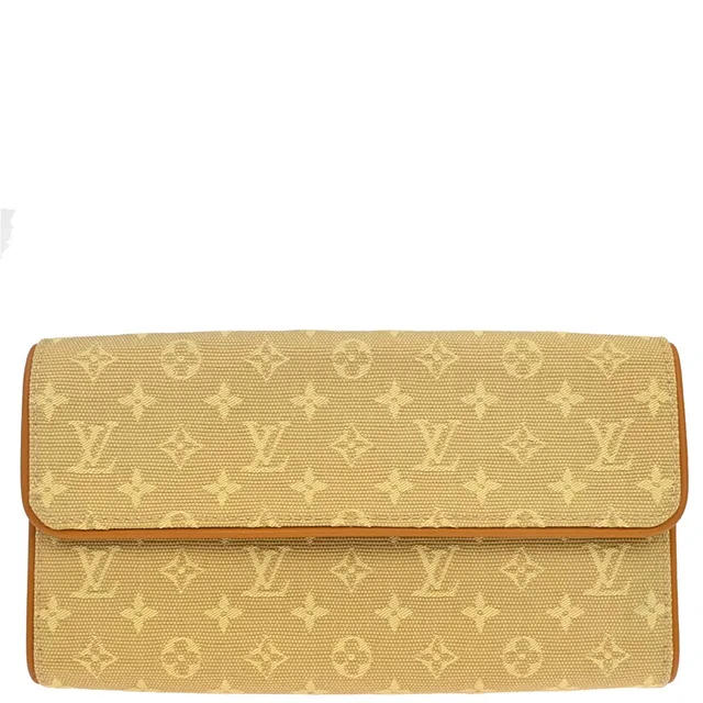 Louis Vuitton Beige Porte Tresor International Wallet M92444 in Beige Canvas from AMORE Vintage Tokyo