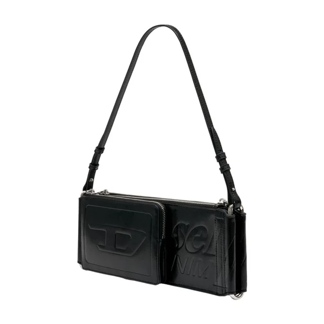 Diesel Flag-D X Shoulder Bag — Black Synthetic in Black from HEWI, photo 2 of 2