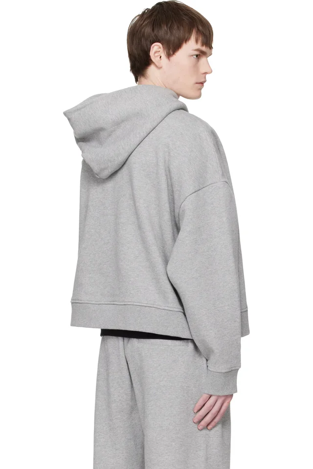 Entire Studios Gray Heavy Hoodie, photo 3 of 4 from SSENSE