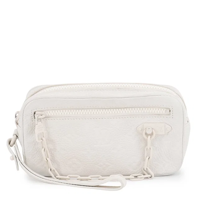 Louis Vuitton Pochette Volga WhiteM53551 Monogram Empreinte Leather in Leather from GALLERY RARE