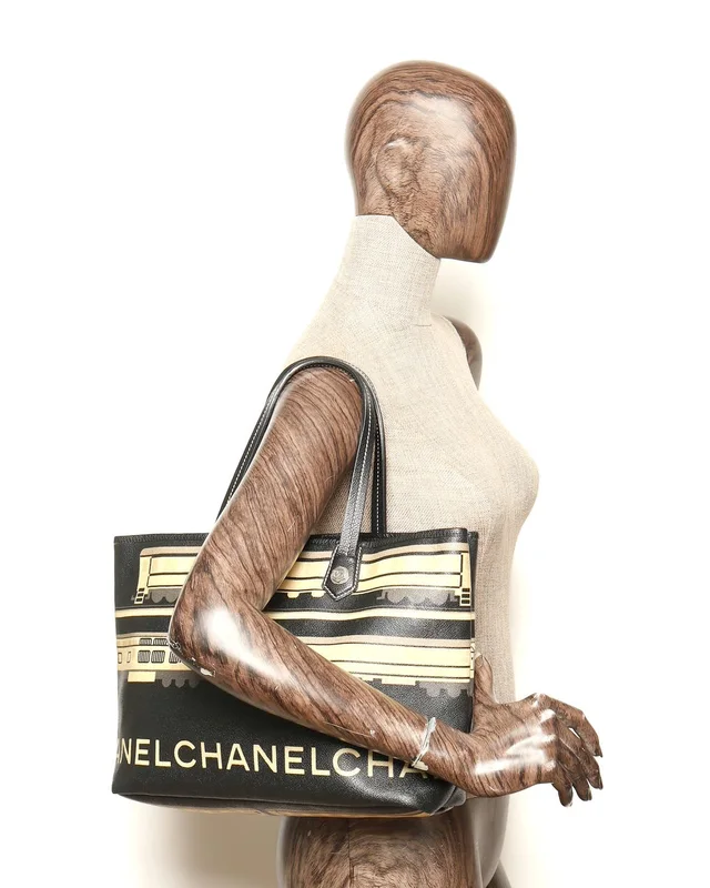Chanel CC Le Train Tote Bag in Coated canvas from A Retro Tale, photo 12 of 12