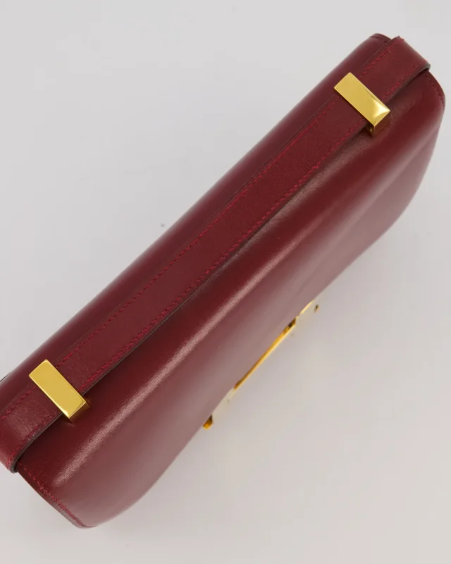 Hermès Vintage Constance 23 Bag in Burgundy Box leather from Sellier, photo 14 of 18