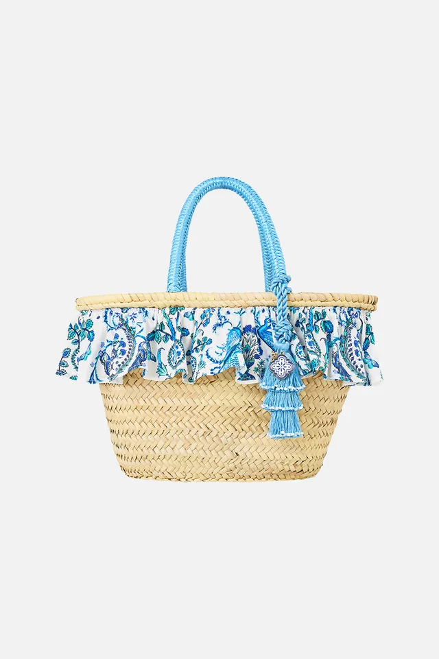 Camilla eBoutique RAFFIA TOTE WITH FRILL EDGE ISNIK LULLABY from CAMILLA, photo 1 of 1