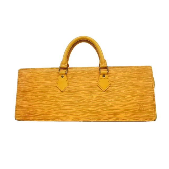 Louis Vuitton Handbag Epi Sac Triangle Jaune in Yellow from The Reluxe