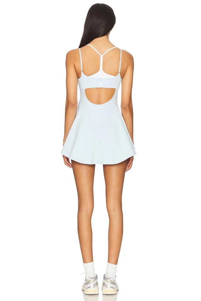 Free People x FP Movement Baseline Tennis Dress in Baseline Blue, photo 3 of 3 from REVOLVE (Canada)
