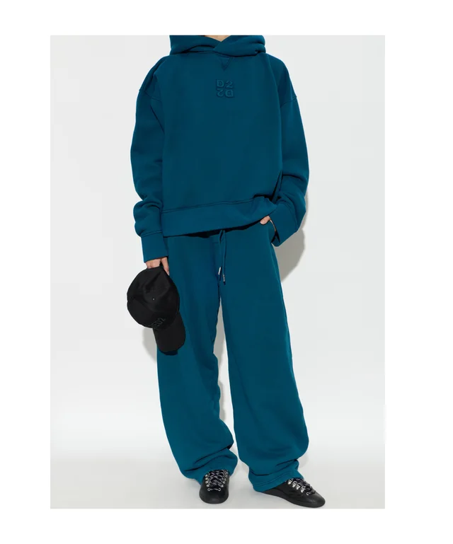 Dsquared2 logo-embroidered drawstring track pants, photo 3 of 4 from SENSER